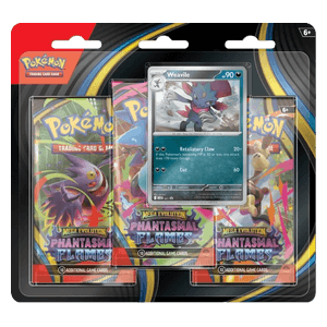 Phantasmal Flames: Weavile 3-Pack Blister | Rip & Ship